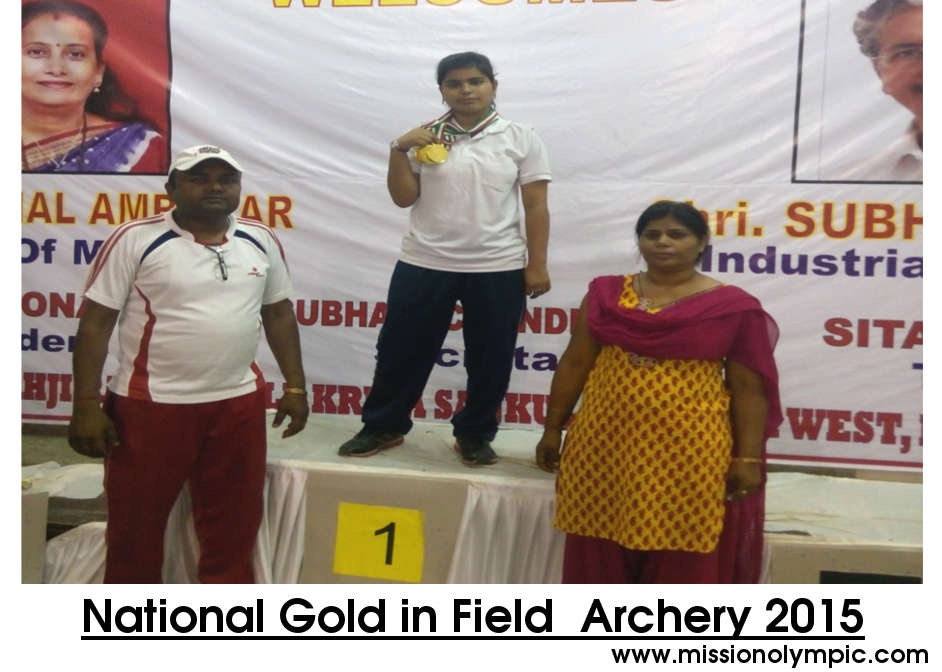 Gold at National Level in Archery